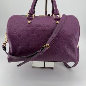❌SOLD❌ Louis Vuitton
Speedy Bandouliere Bag Monogram Empreinte Leather 30